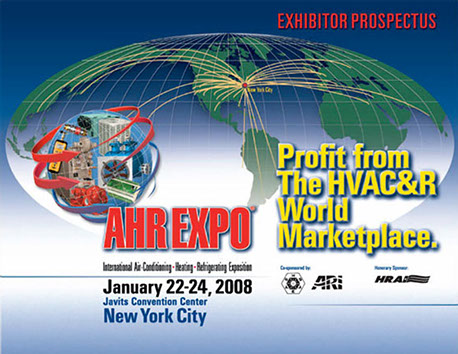 Exhibitor prospectus for an HVAC&R trade show.