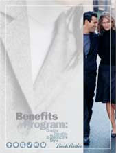 Benefits open enrollment print campaign for a clothing retailer.