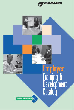 Employee training & development catalog for American Cyanamid.