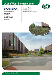 Brochure for a landscape design firm: sample spread