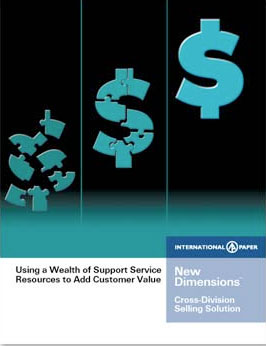 Supplemental sales brochure for International Paper.