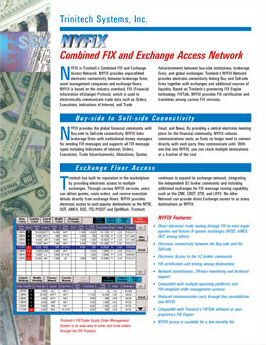 Information sheet for stock-trading software.