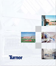 Presentation/proposal covers for Turner Construction Company.